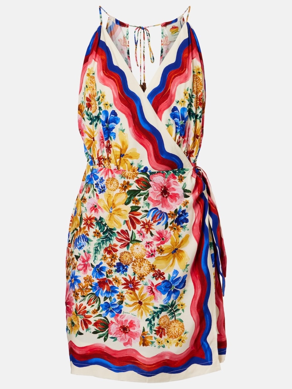 Farm Rio: FLORALINE MINI DRESS - Picture 8 of 14